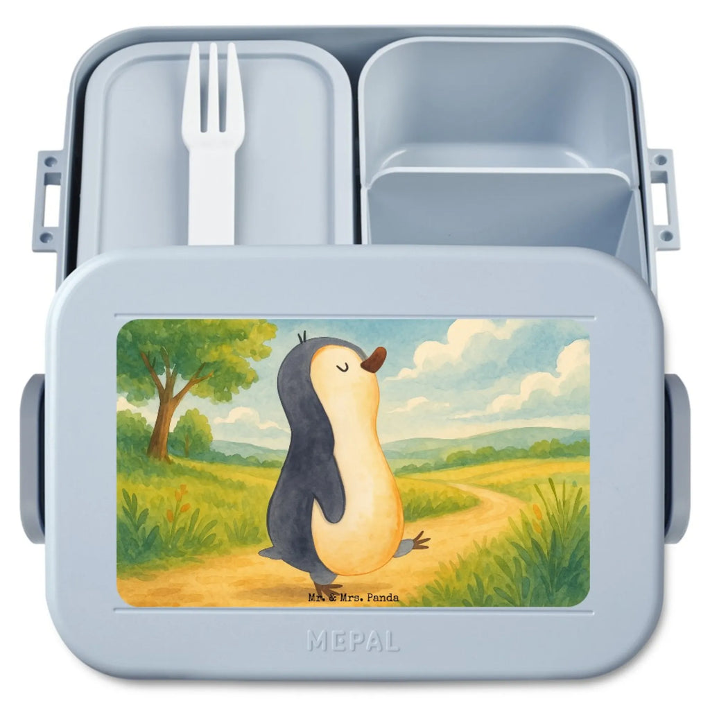MEPAL Bentobox Pinguin marschieren Design Lunchbox, Brotdose, Bentobox, Pinguin, Schwester, Langschläfer, Frühaufsteher, Familie, Bruder, Pinguine
