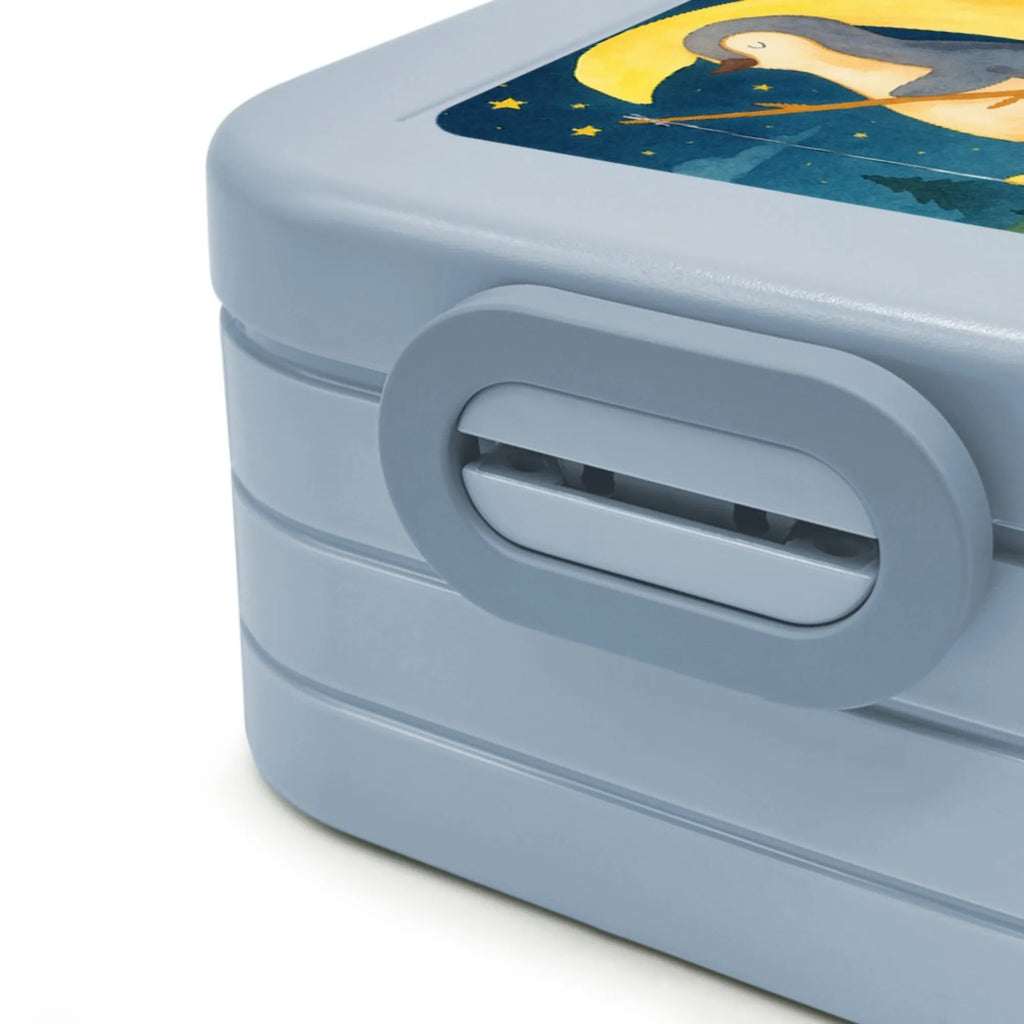 MEPAL Bentobox Pinguin Mond Design Bentobox, Lunchbox, Brotdose, Pinguin, Schlafstörungen, Nachtruhe, Pinguine, schlafen, Schlafzimmer, Spruch, Einschlafen, Gästezimmer