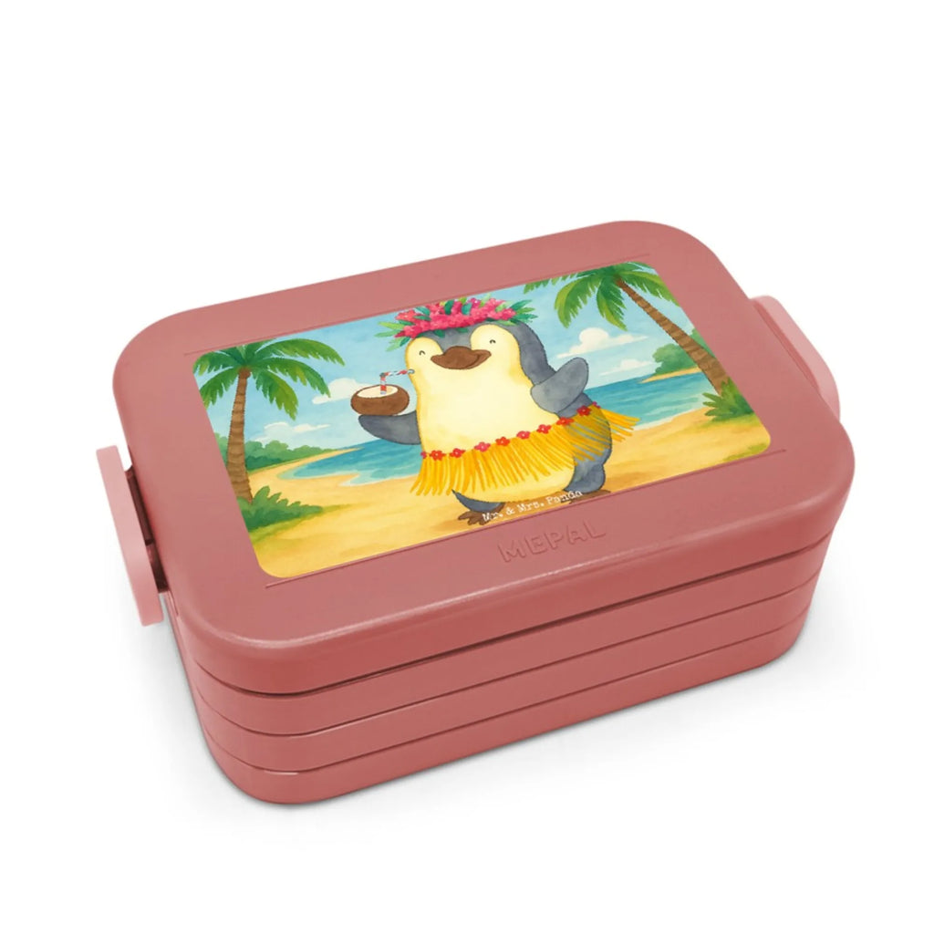 MEPAL Bentobox Pinguin Kokosnuss Design Lunchbox, Brotdose, Bentobox, Pinguin, Hawaii, Pinguine, Kokosnuss, Urlaub, Aloha