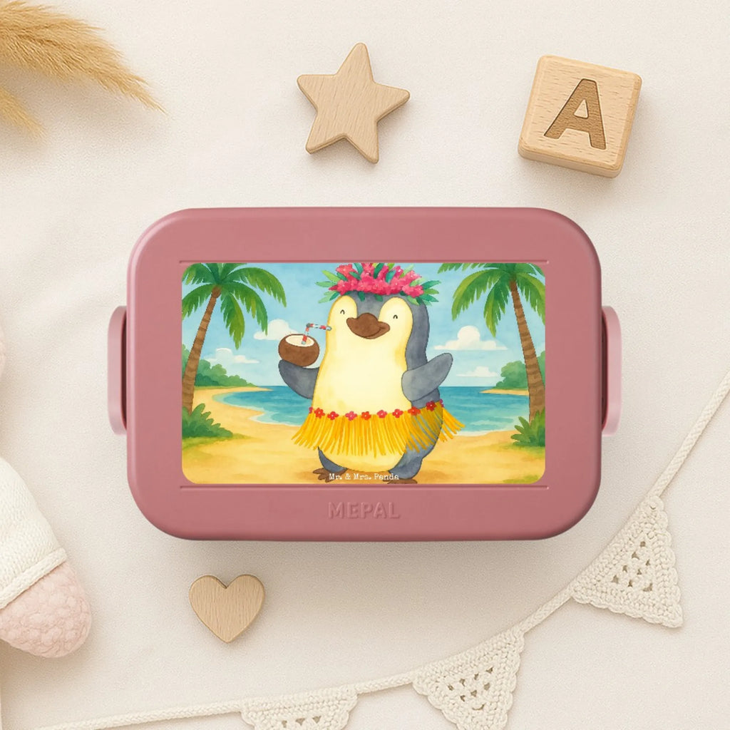 MEPAL Bentobox Pinguin Kokosnuss Design Lunchbox, Brotdose, Bentobox, Pinguin, Hawaii, Pinguine, Kokosnuss, Urlaub, Aloha