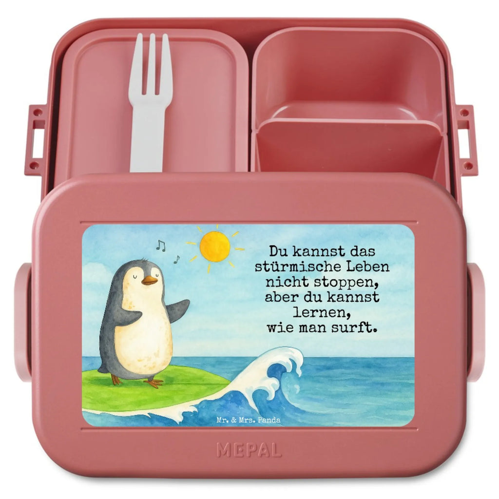 MEPAL Bentobox Pinguin Surfer Design Bentobox, Lunchbox, Brotdose, Pinguin, Portugal, Wellen, surfen, Surfer, Urlaub, Pinguine, Hawaii, Wellen reiten