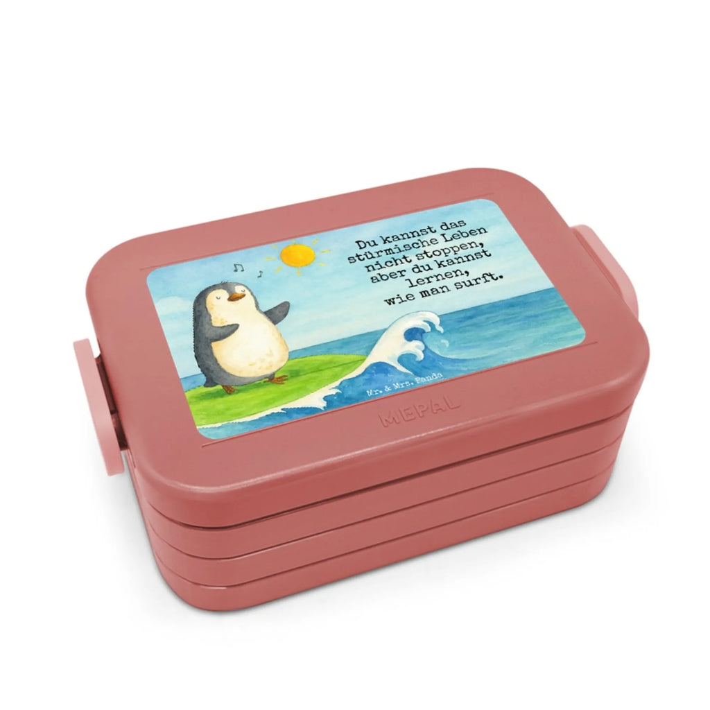 MEPAL Bentobox Pinguin Surfer Design Bentobox, Lunchbox, Brotdose, Pinguin, Portugal, Wellen, surfen, Surfer, Urlaub, Pinguine, Hawaii, Wellen reiten