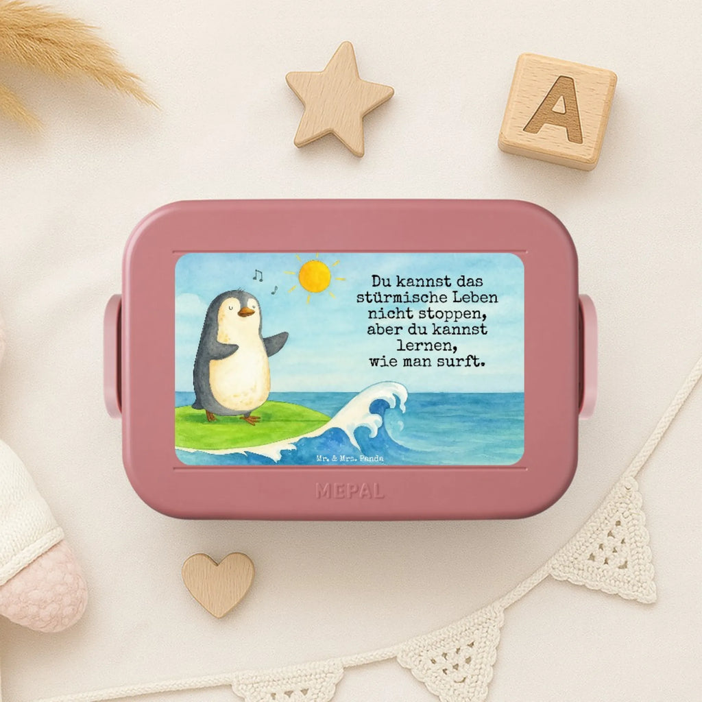 MEPAL Bentobox Pinguin Surfer Design Bentobox, Lunchbox, Brotdose, Pinguin, Portugal, Wellen, surfen, Surfer, Urlaub, Pinguine, Hawaii, Wellen reiten