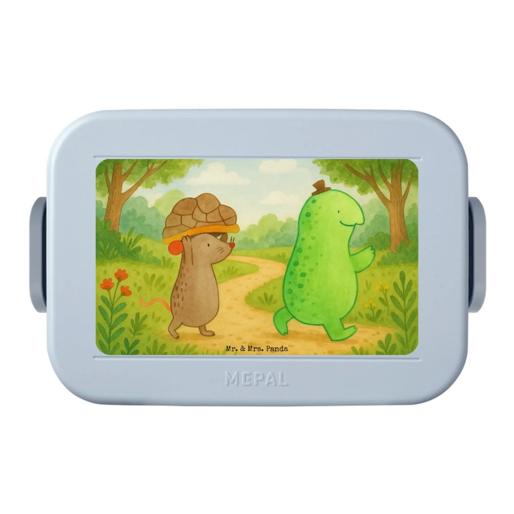 MEPAL Bentobox Schildkröte Maus Design Brotdose, Bentobox, Lunchbox, Schildkröte, Freunde, beste Freundinnen, beste Freunde, Maus, Freundinnen