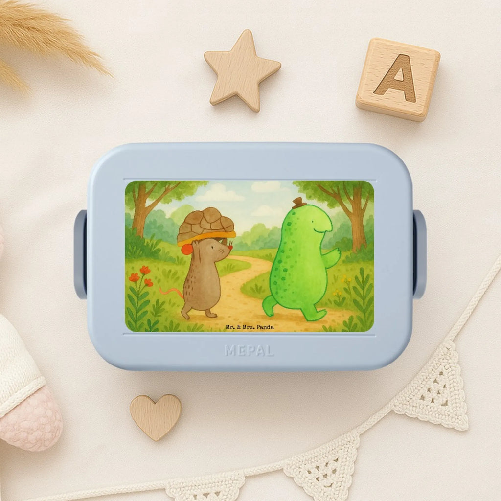 MEPAL Bentobox Schildkröte Maus Design Brotdose, Bentobox, Lunchbox, Schildkröte, Freunde, beste Freundinnen, beste Freunde, Maus, Freundinnen