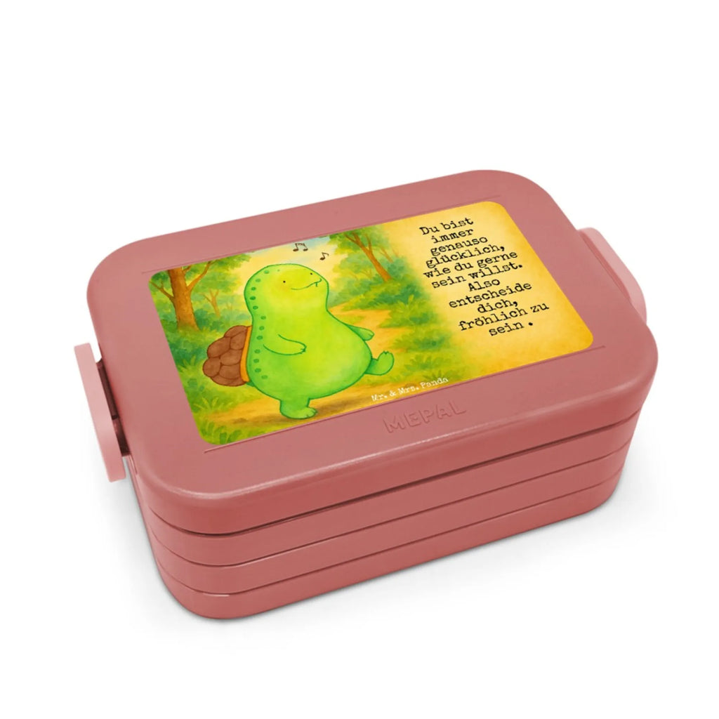 MEPAL Bentobox Schildkröte Pfeifen Design Bentobox, Brotdose, Lunchbox, Schildkröte, Schildi, Schildkröten, Lebensfreude, Motivation, Depression, fröhlich, Neuanfang, Trennung, Glück