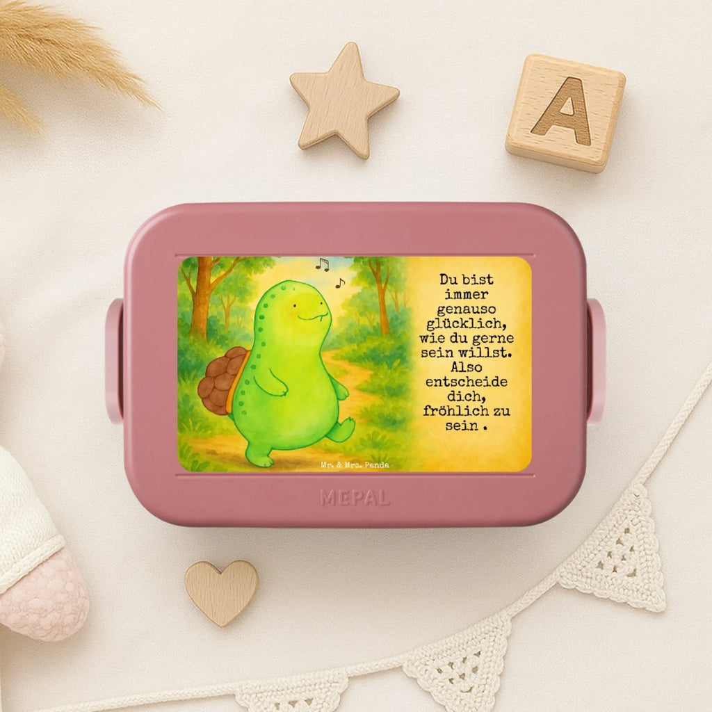 MEPAL Bentobox Schildkröte Pfeifen Design Bentobox, Brotdose, Lunchbox, Schildkröte, Schildi, Schildkröten, Lebensfreude, Motivation, Depression, fröhlich, Neuanfang, Trennung, Glück