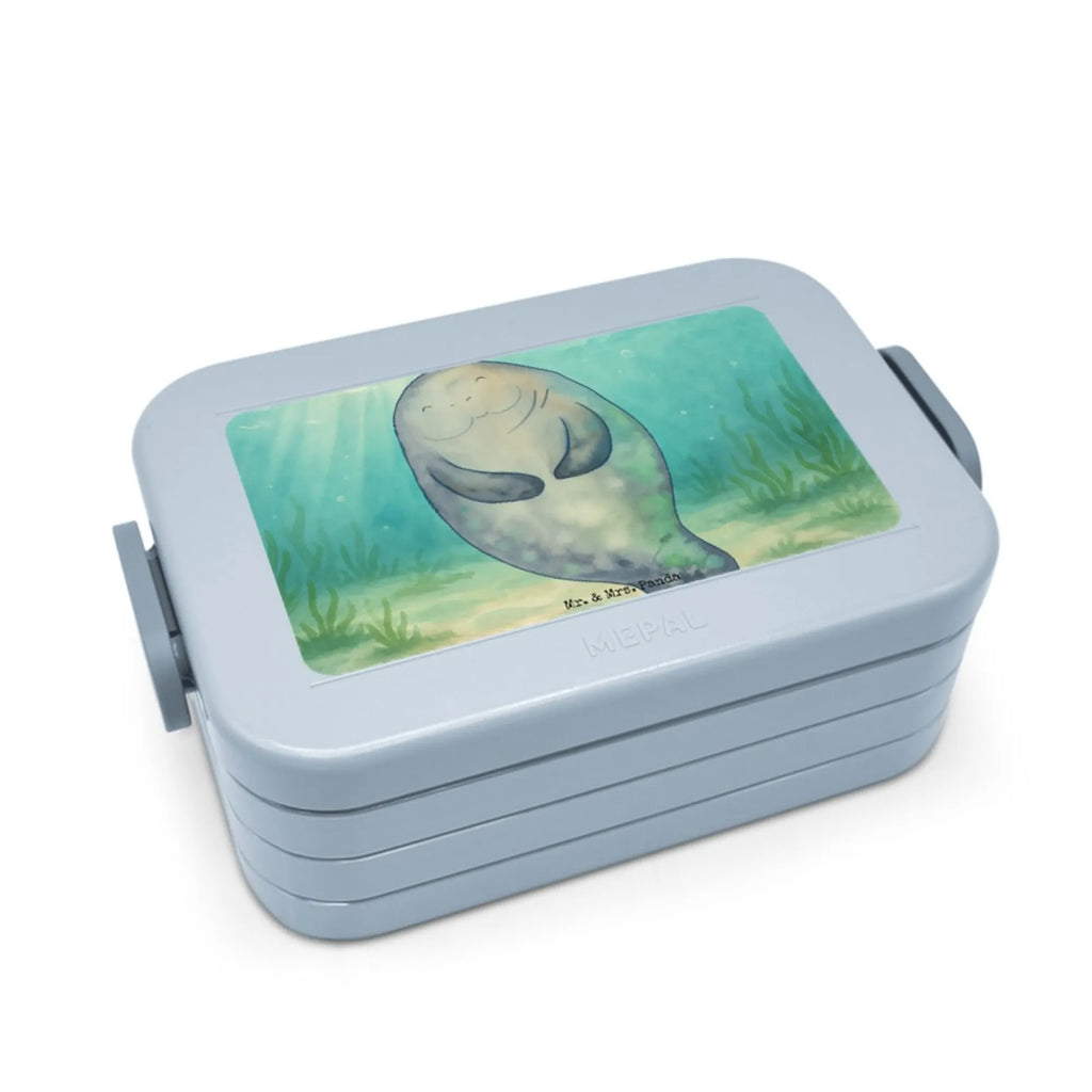 MEPAL Bentobox Seekuh Happy Design Lunchbox, Brotdose, Bentobox, Meerestiere, Meer, Urlaub, Zufrieden, Neuanfang, Achtsamkeit, Neustart, Liebeskummer, Respekt, Seekuh, Freundin, Seekühe, Selbstliebe