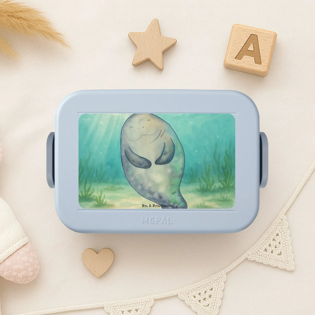 MEPAL Bentobox Seekuh Happy Design Lunchbox, Brotdose, Bentobox, Meerestiere, Meer, Urlaub, Zufrieden, Neuanfang, Achtsamkeit, Neustart, Liebeskummer, Respekt, Seekuh, Freundin, Seekühe, Selbstliebe
