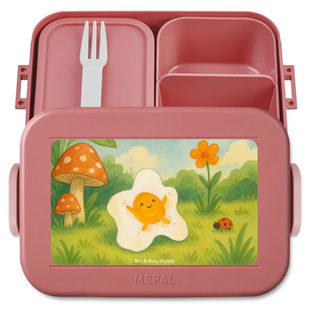 MEPAL Bentobox Spiegelei Ei Design Lunchbox, Bentobox, Brotdose, Tiermotive, Gute Laune, lustige Sprüche, Tiere, Ei, Glücklich, Tag, Spiegelei, Schön, Liebe