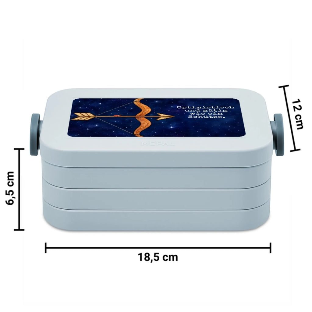 MEPAL Bentobox Sternzeichen Schütze Design Brotdose, Bentobox, Lunchbox, Tierkreiszeichen, Sternzeichen, Horoskop, Astrologie, Aszendent, Schütze Geschenk, Geburtstag November, Geburtstag Dezember, Geschenk Dezember, Schütze, Geschenk Schützenfest, Schütze Sternzeichen, Geschenk November