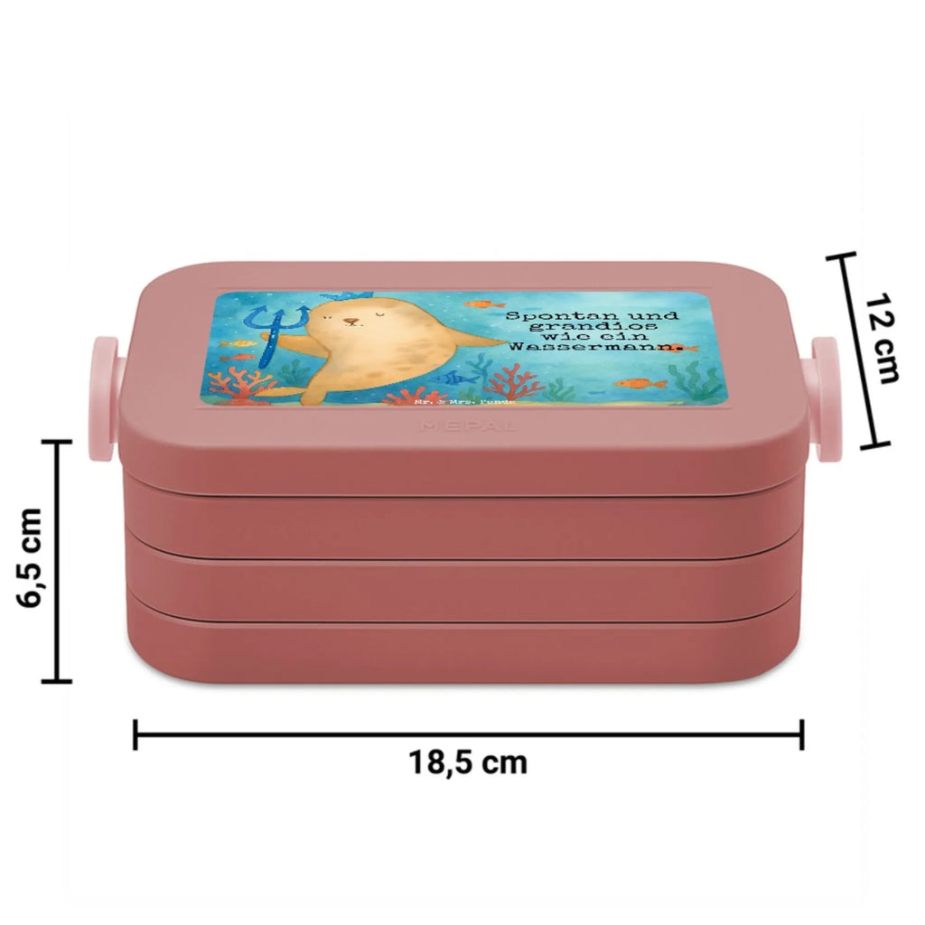 MEPAL Bentobox Sternzeichen Wassermann Design Bentobox, Brotdose, Lunchbox, Tierkreiszeichen, Sternzeichen, Horoskop, Astrologie, Aszendent, Geschenk Februar, Wassermann Geschenk, Geschenk Januar, Nix, Geburtstag Januar, Meer Geschenk, Meermann, Geburtstag Februar, Wassermann Sternzeichen