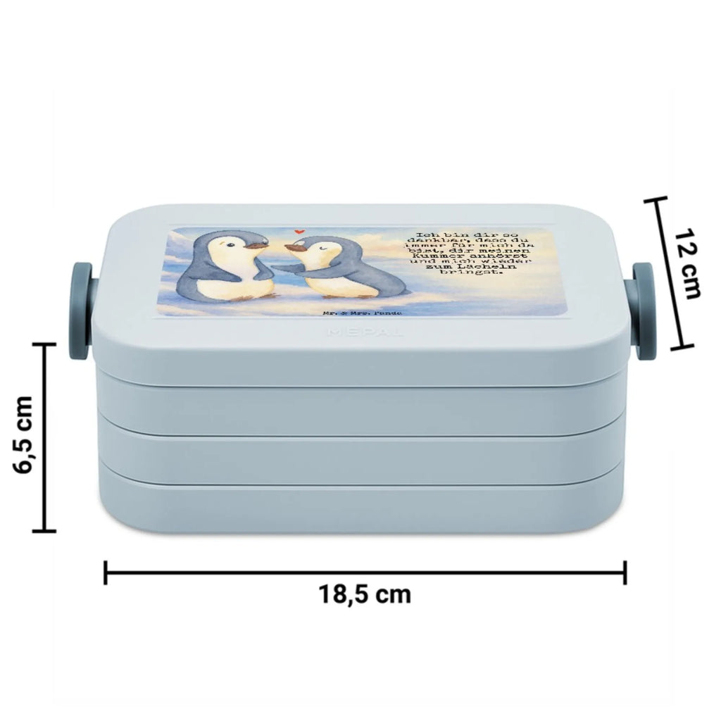 MEPAL Bentobox Pinguine trösten Design Lunchbox, Bentobox, Brotdose, Liebe, Partner, Freund, Freundin, Ehemann, Ehefrau, Heiraten, Verlobung, Heiratsantrag, Liebesgeschenk, Jahrestag, Hocheitstag, Geschenk für Frauen, Mitbringsel, Hochzeitstag, Liebesbeweis, Geschenk für Freundin, Valentinstag, Geschenk für Partner, für Ehemann, für Männer