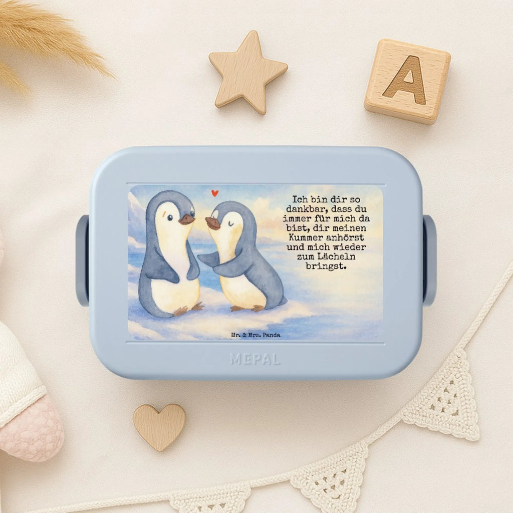 MEPAL Bentobox Pinguine trösten Design Lunchbox, Bentobox, Brotdose, Liebe, Partner, Freund, Freundin, Ehemann, Ehefrau, Heiraten, Verlobung, Heiratsantrag, Liebesgeschenk, Jahrestag, Hocheitstag, Geschenk für Frauen, Mitbringsel, Hochzeitstag, Liebesbeweis, Geschenk für Freundin, Valentinstag, Geschenk für Partner, für Ehemann, für Männer