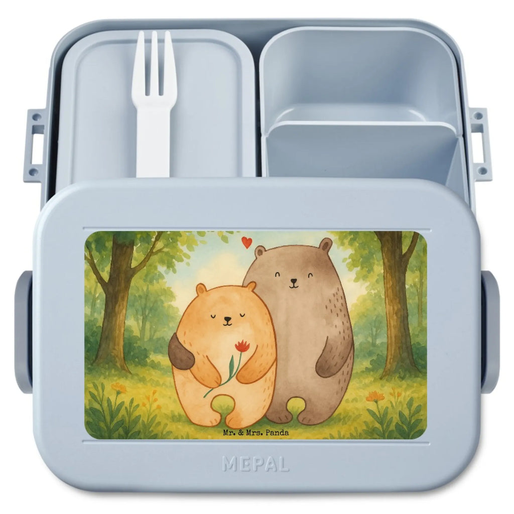MEPAL Bentobox Bären Liebe Design Bentobox, Lunchbox, Brotdose, Liebe, Partner, Freund, Freundin, Ehemann, Ehefrau, Heiraten, Verlobung, Heiratsantrag, Liebesgeschenk, Jahrestag, Hocheitstag, Hochzeitstag, Geschenk Freund, Verliebt, Liebesbeweis, Bären, Geschenk Hochzeit, Verheiratet, Geschenk Freundin, Bärchen, Verlobt, Bär