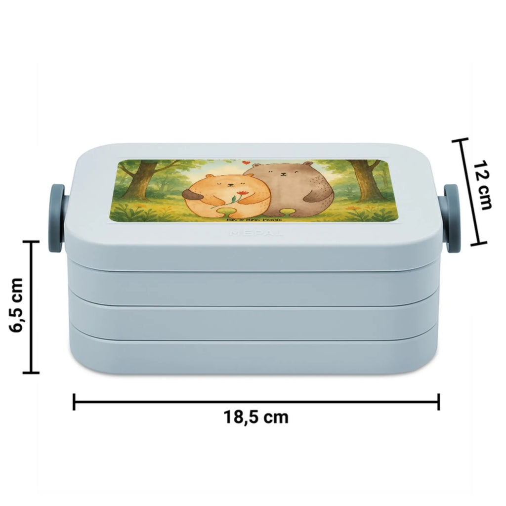 MEPAL Bentobox Bären Liebe Design Bentobox, Lunchbox, Brotdose, Liebe, Partner, Freund, Freundin, Ehemann, Ehefrau, Heiraten, Verlobung, Heiratsantrag, Liebesgeschenk, Jahrestag, Hocheitstag, Hochzeitstag, Geschenk Freund, Verliebt, Liebesbeweis, Bären, Geschenk Hochzeit, Verheiratet, Geschenk Freundin, Bärchen, Verlobt, Bär