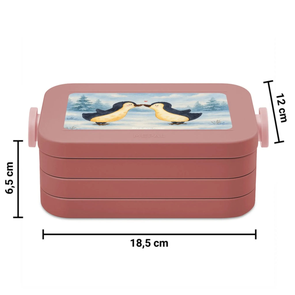 MEPAL Bentobox Pinguin Liebe Design Lunchbox, Brotdose, Bentobox, Liebe, Partner, Freund, Freundin, Ehemann, Ehefrau, Heiraten, Verlobung, Heiratsantrag, Liebesgeschenk, Jahrestag, Hocheitstag, Geschenkidee, Love, Geschenk Freundin, Liebesbeweis, Liebesspruch, Pärchen. Liebespaar, Hochzeitstag, Gastgeschenk, Pinguine, Pinguin Paar, Hochzeit, Verlobte, Geschenk Freund, Paar, Verlobter, Geschenk Hochzeitstag, Pinguin Liebe, Pinguin, Pinguinpaar
