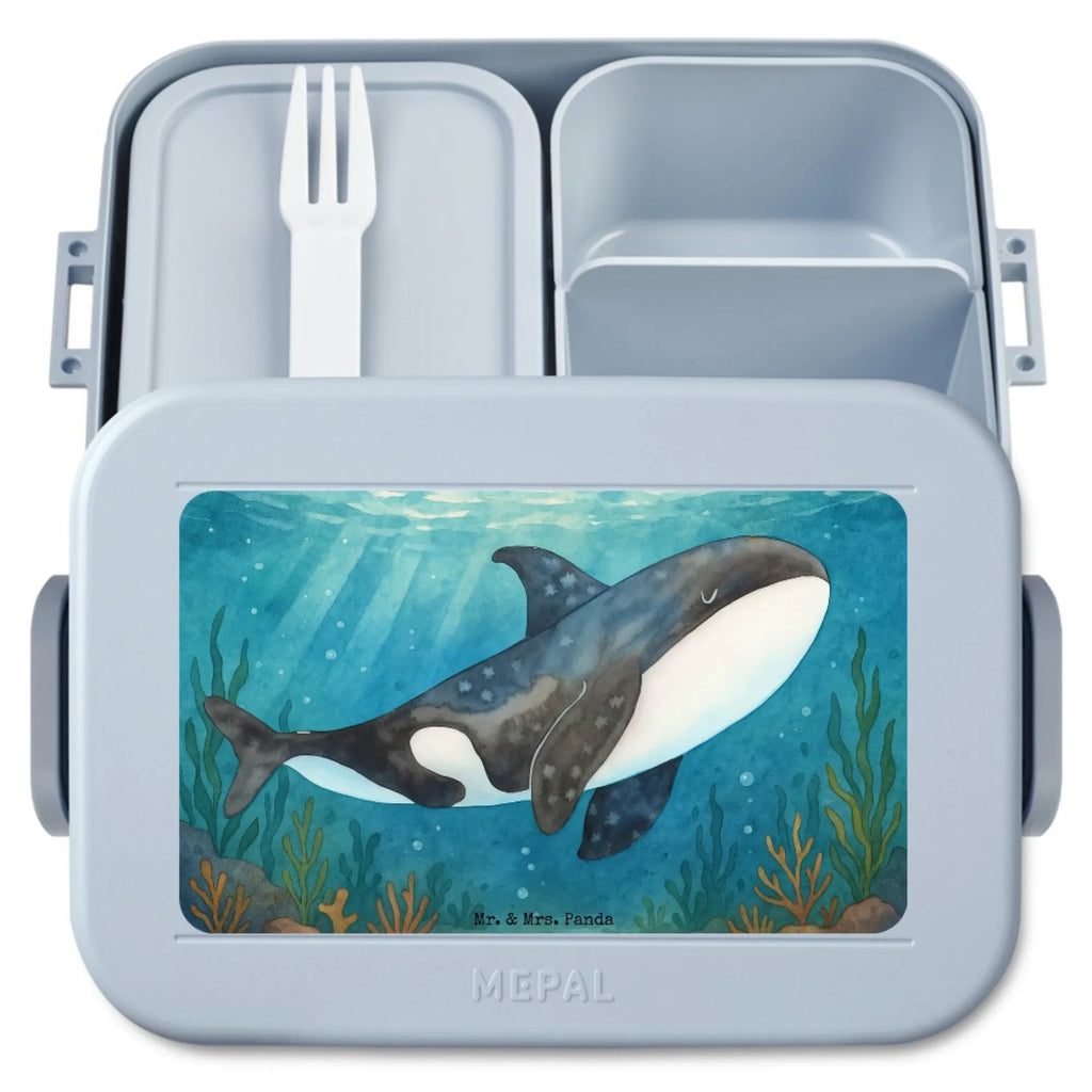 MEPAL Bentobox Orca Design Brotdose, Lunchbox, Bentobox, Meerestiere, Meer, Urlaub, Killerwal, Startup, Möglichkeiten, Büro, Arbeit, Motivation, Wal, Orca, Selbstliebe, Neustart, Orcas