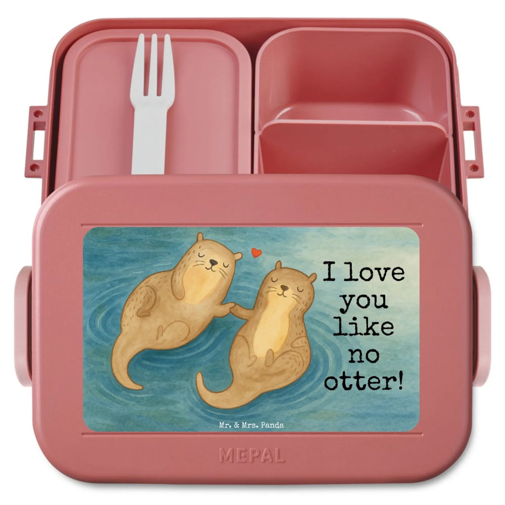 MEPAL Bentobox Otter Hände halten Design Brotdose, Lunchbox, Bentobox, Otter, Fischotter, Seeotter, Otter Seeotter See Otter