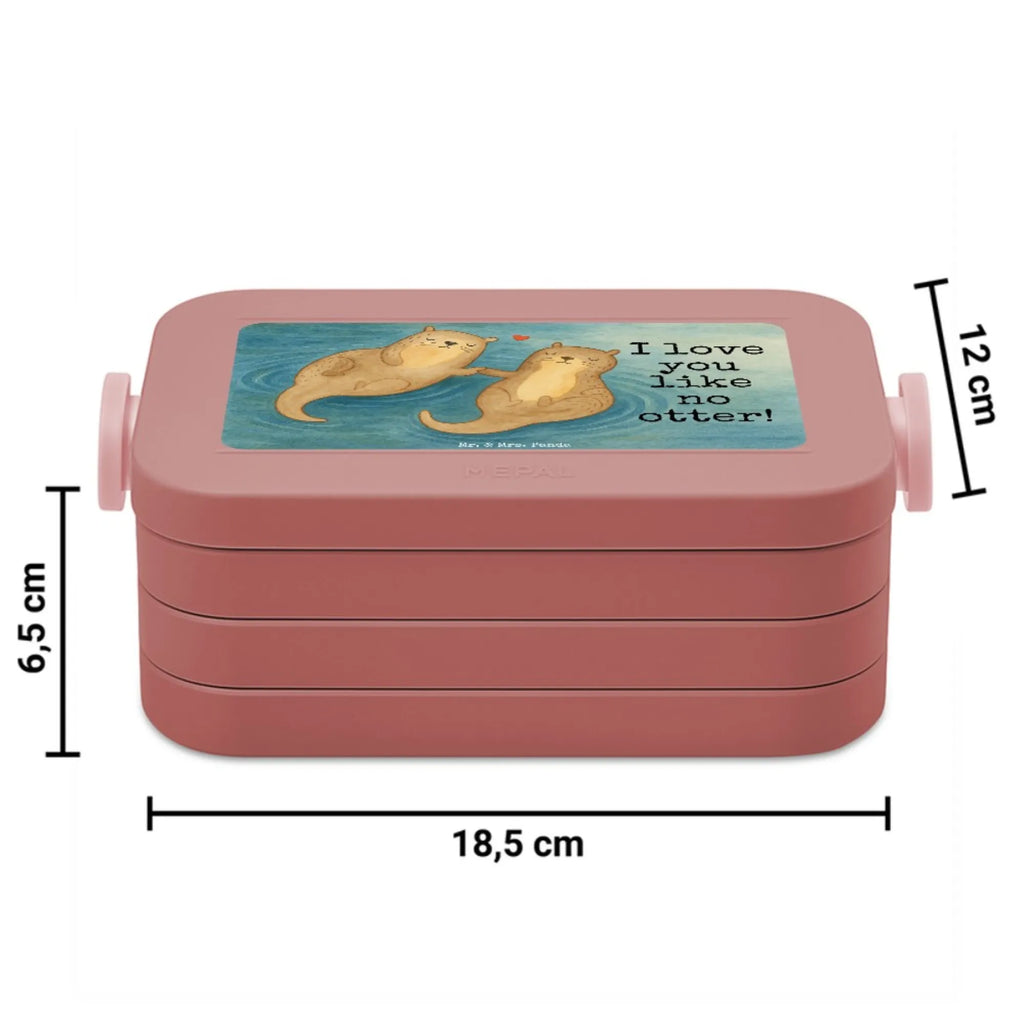 MEPAL Bentobox Otter Hände halten Design Brotdose, Lunchbox, Bentobox, Otter, Fischotter, Seeotter, Otter Seeotter See Otter