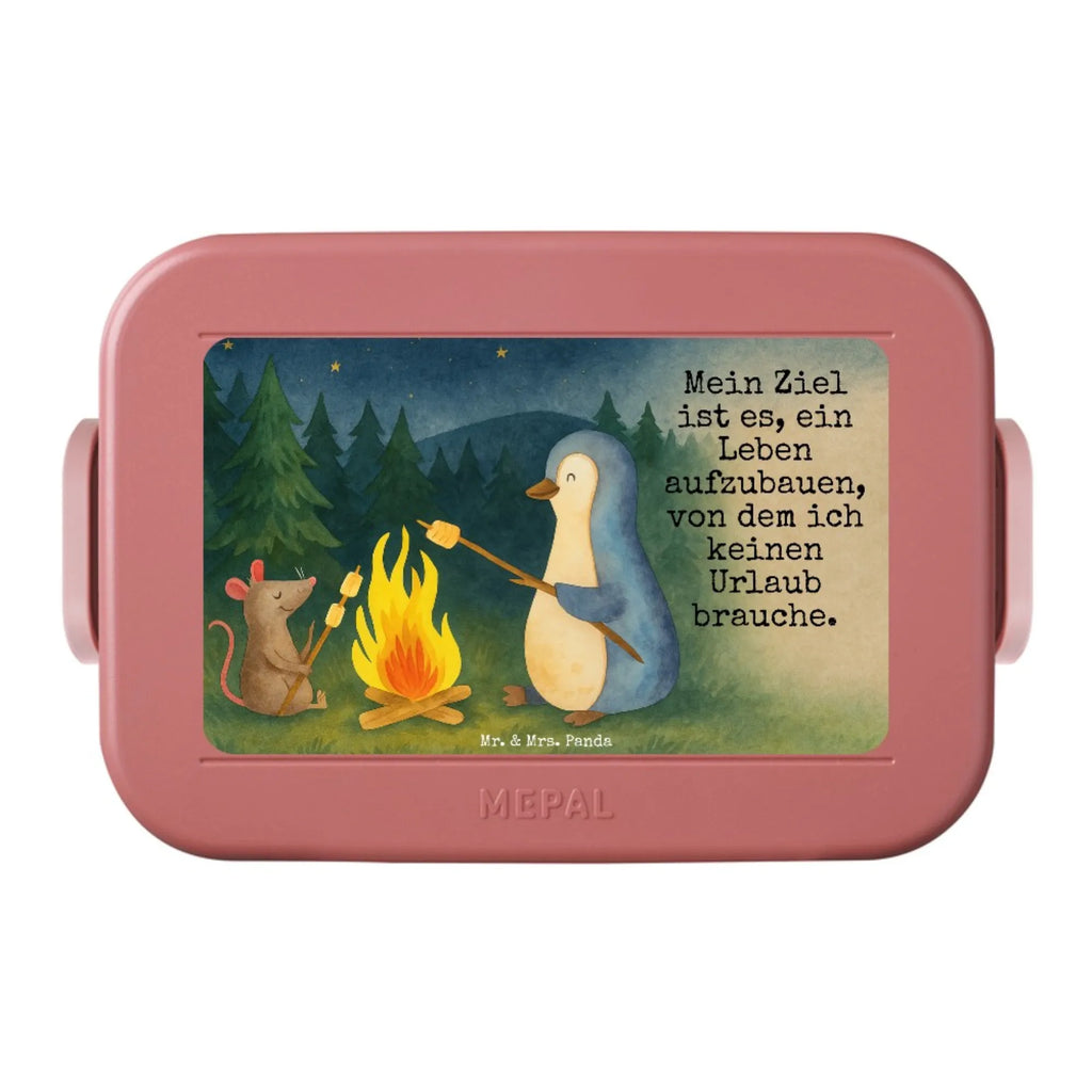 MEPAL Bentobox Pinguin Lagerfeuer Design Brotdose, Bentobox, Lunchbox, Pinguin, Lagerfeuer, Motivation, Leben, Maus, Lebensspruch, Büroalltag, Marshmallows, grillen, Neustart, Büro, Pinguine, Feuer, Liebe, Job, Arbeit, Lebensmotivation