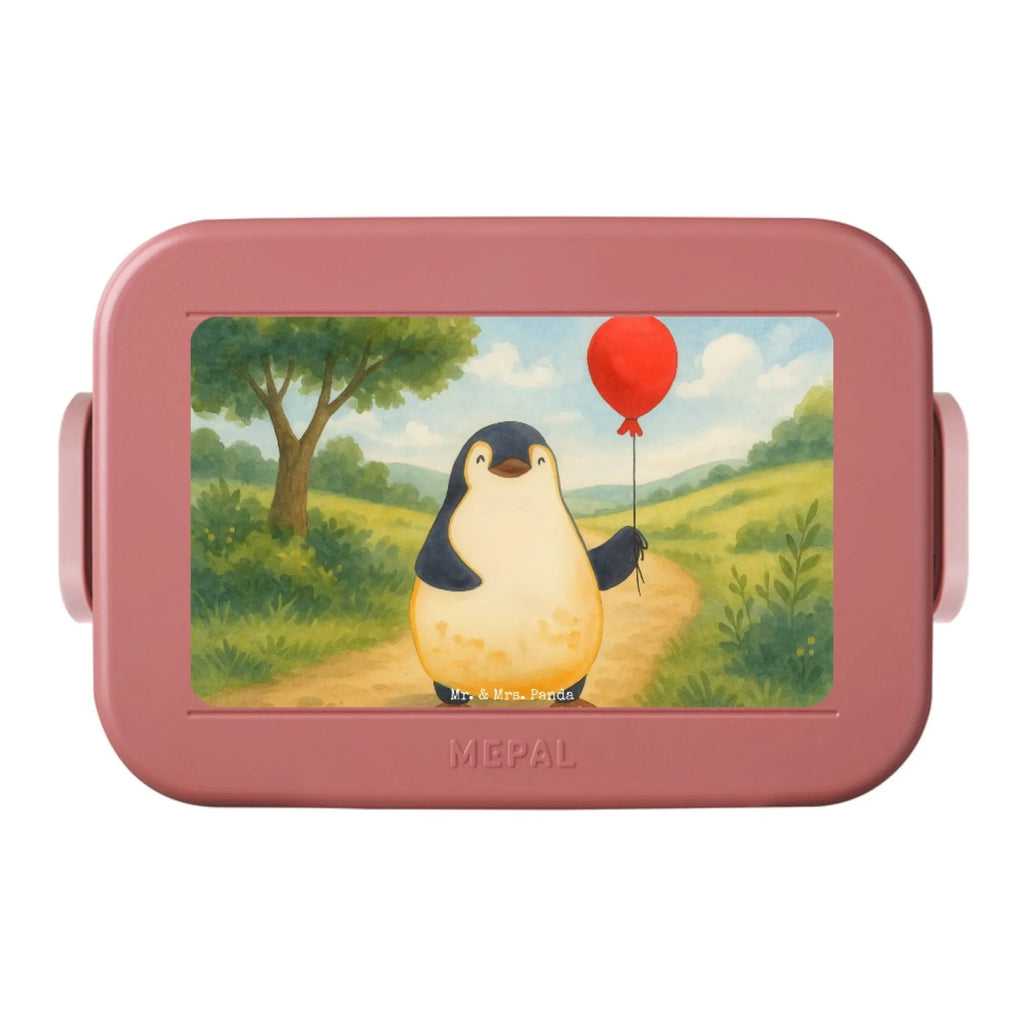MEPAL Bentobox Pinguin Luftballon Design Bentobox, Brotdose, Lunchbox, Pinguin, Motivation, neues Leben, Geschenkidee, Glück, Lebenslust, Luftballon, Geschenk Freundin, Tagträume, Neustart, Pinguine, Liebe, beste Freundin