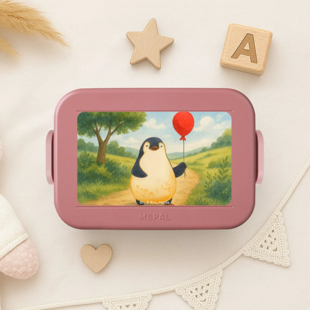 MEPAL Bentobox Pinguin Luftballon Design Bentobox, Brotdose, Lunchbox, Pinguin, Motivation, neues Leben, Geschenkidee, Glück, Lebenslust, Luftballon, Geschenk Freundin, Tagträume, Neustart, Pinguine, Liebe, beste Freundin