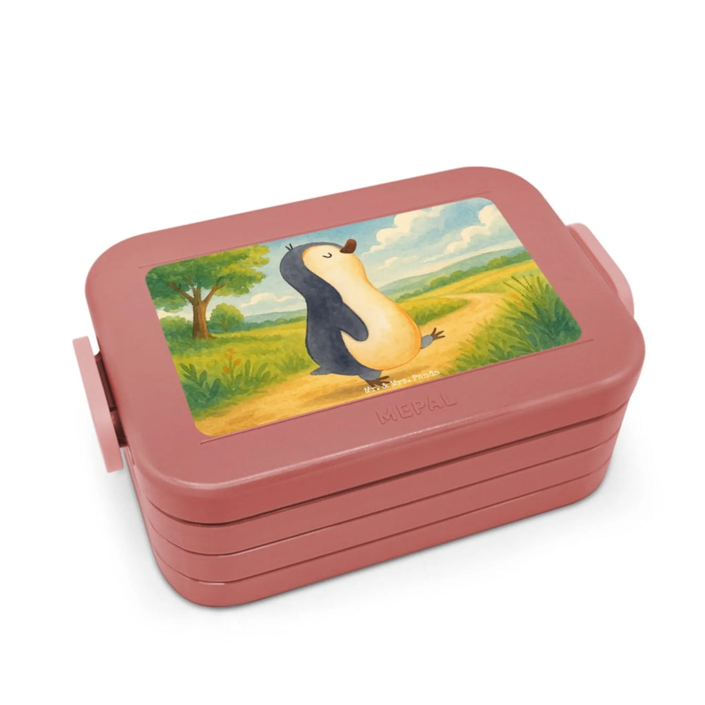 MEPAL Bentobox Pinguin marschieren Design Lunchbox, Brotdose, Bentobox, Pinguin, Schwester, Langschläfer, Frühaufsteher, Familie, Bruder, Pinguine