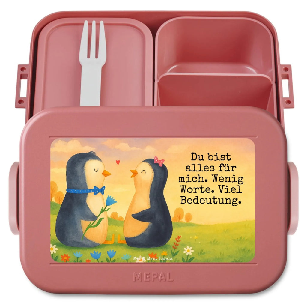 MEPAL Bentobox Pinguin Pärchen Design Bentobox, Brotdose, Lunchbox, Pinguin, Hochzeit, Pinguine, Hochzeitsgeschenk, Traumpaar, Liebe, Liebesgeschenk, Liebespaar, Jahrestag, große Liebe, Liebesbeweis, Hochzeitstag, Verlobung