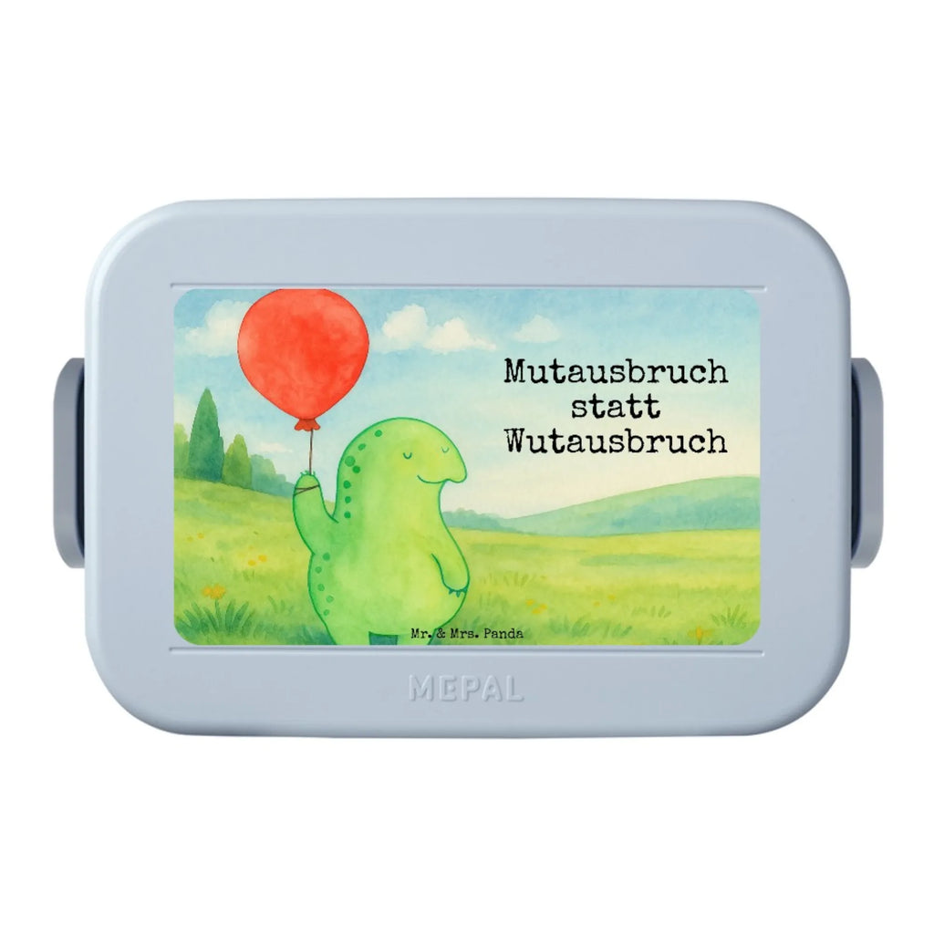 MEPAL Bentobox Schildkröte Luftballon Design Brotdose, Bentobox, Lunchbox, Schildkröte, Motivation, Mutausbruch, Motivationsspruch, Schildkröten