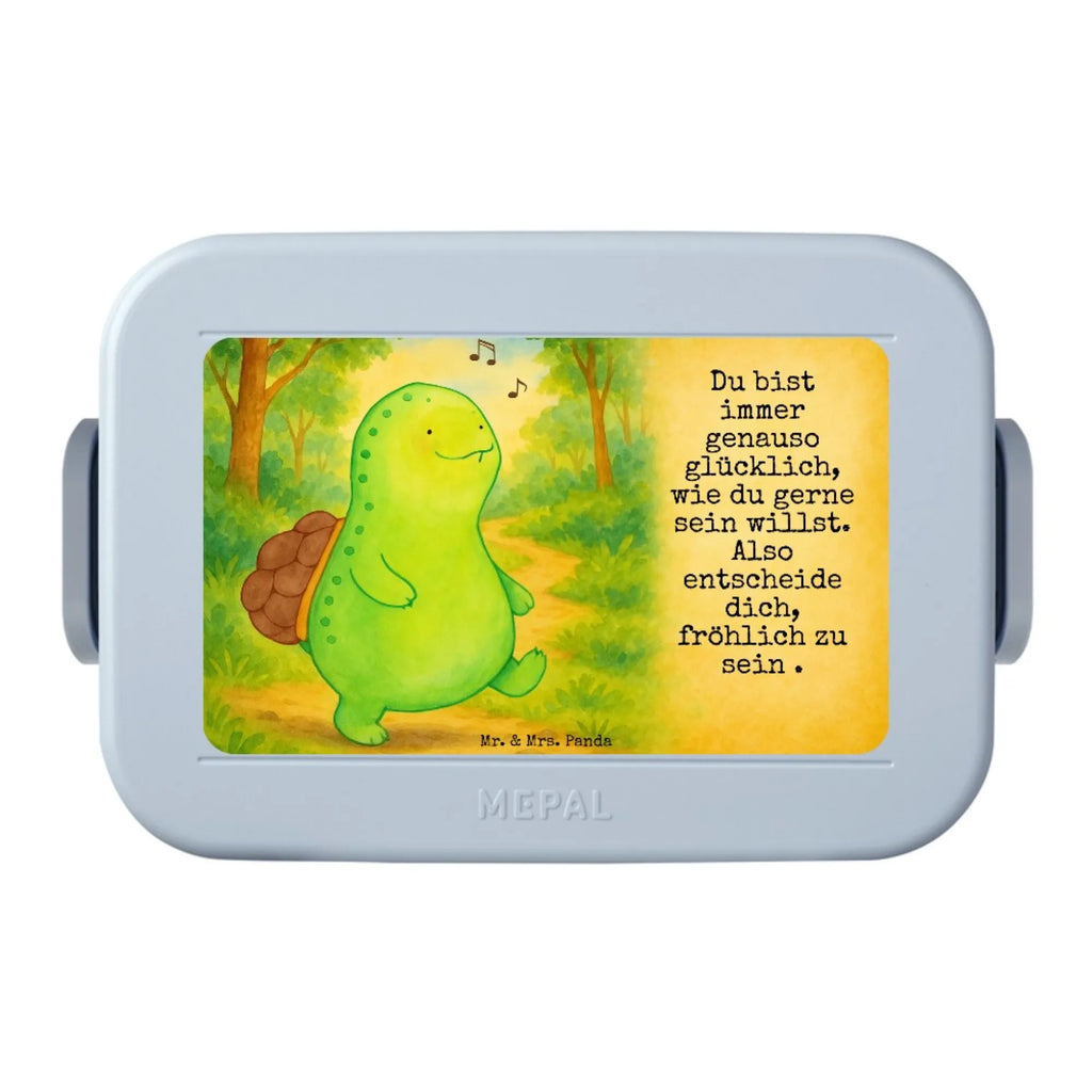 MEPAL Bentobox Schildkröte Pfeifen Design Bentobox, Brotdose, Lunchbox, Schildkröte, Schildi, Schildkröten, Lebensfreude, Motivation, Depression, fröhlich, Neuanfang, Trennung, Glück