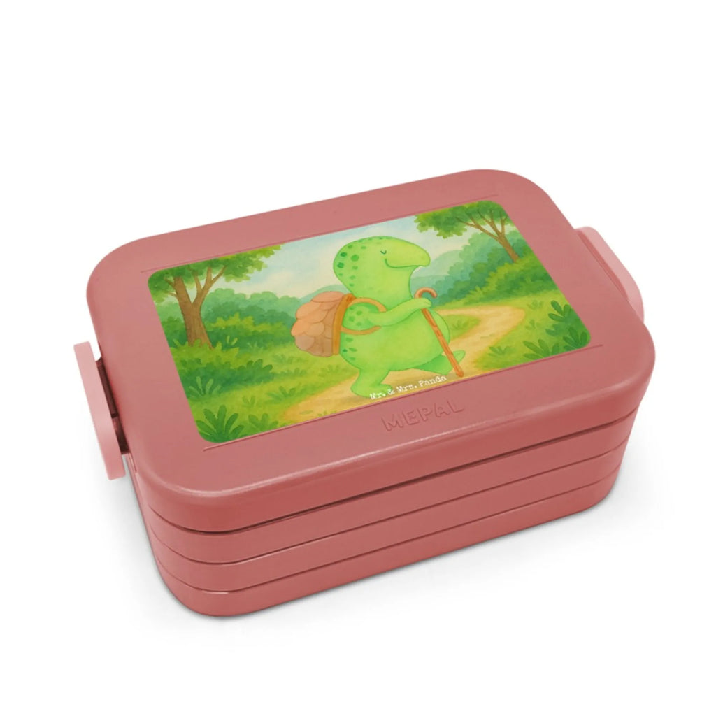 MEPAL Bentobox Schildkröte Wanderer Design Brotdose, Lunchbox, Bentobox, Schildkröte, Motivationssprüche, Neuanfang, Motivationsspruch, Motivation, Schildkröten