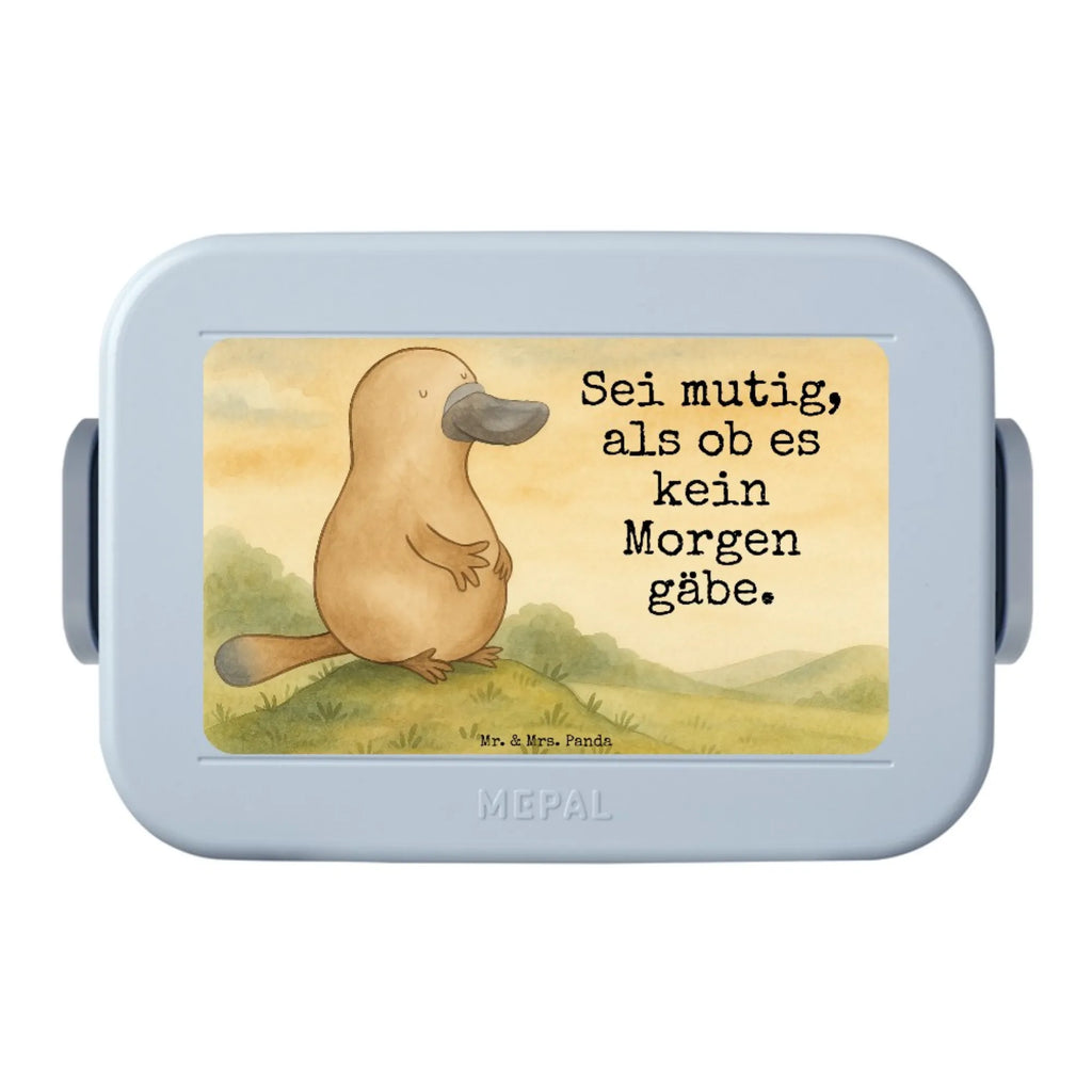 MEPAL Bentobox Schnabeltier Mut Design Brotdose, Bentobox, Lunchbox, Meerestiere, Meer, Urlaub, Schnabeltiere, Weltreise, Neustart, Büro, Neuanfang, Schnabeltier, Raodtrip, Arbeit, Motivation, mutig, Lebensweisheit, Mut, Training
