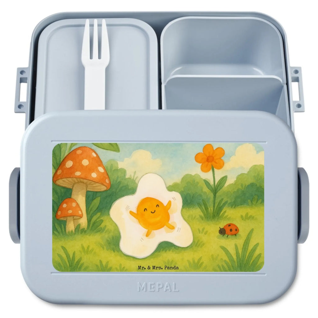 MEPAL Bentobox Spiegelei Ei Design Lunchbox, Bentobox, Brotdose, Tiermotive, Gute Laune, lustige Sprüche, Tiere, Ei, Glücklich, Tag, Spiegelei, Schön, Liebe