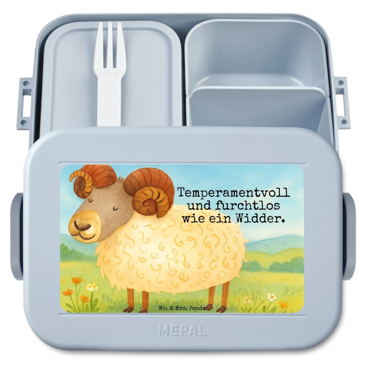 MEPAL Bentobox Sternzeichen Widder Design Jausenbox, Snackdose, Meal Prep Box, Lunchbox, Bento Box, Vesperbox, Essensbehälter, Lebensmittelbehälter, Bentobox, Frischhaltedose, Snackbox, Essensbox, Bento-Brotdose, Astrologie, Tierkreiszeichen, Horoskop, Sternzeichen, Aszendent, Schafbock, Widder Geschenk, Geburtstag März, Geburtstag April, Widder Sternzeichen, Geschenk März, Bock, Geschenk April