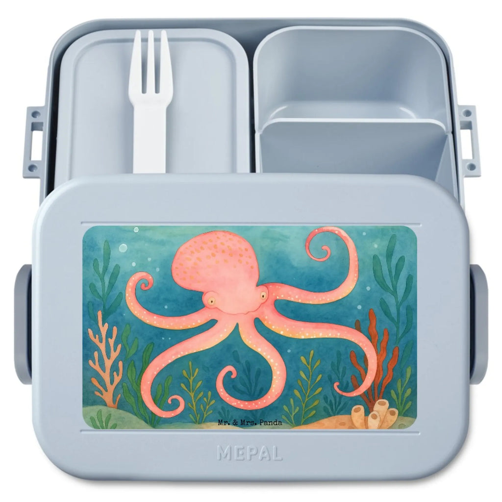 MEPAL Bentobox Tintenfisch Design Lunchbox, Bentobox, Brotdose, Tiermotive, Gute Laune, lustige Sprüche, Tiere, Meer, Wasser, Tintenfisch, Meerestier, Arme, Krake, Ozean