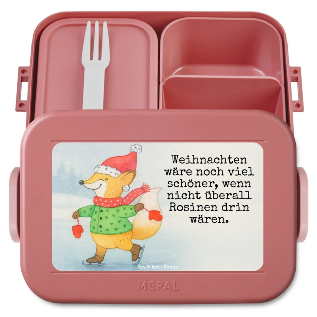 MEPAL Bentobox Fuchs  Schlittschuhe Design Brotdose, Bentobox, Lunchbox, Winter, Weihnachten, Weihnachtsdeko, Nikolaus, Advent, Heiligabend, Wintermotiv, Weihnachtsbaum, Tannenbaum, Weihnachtszeit, Weihnachtsmann, Weihnachtstage