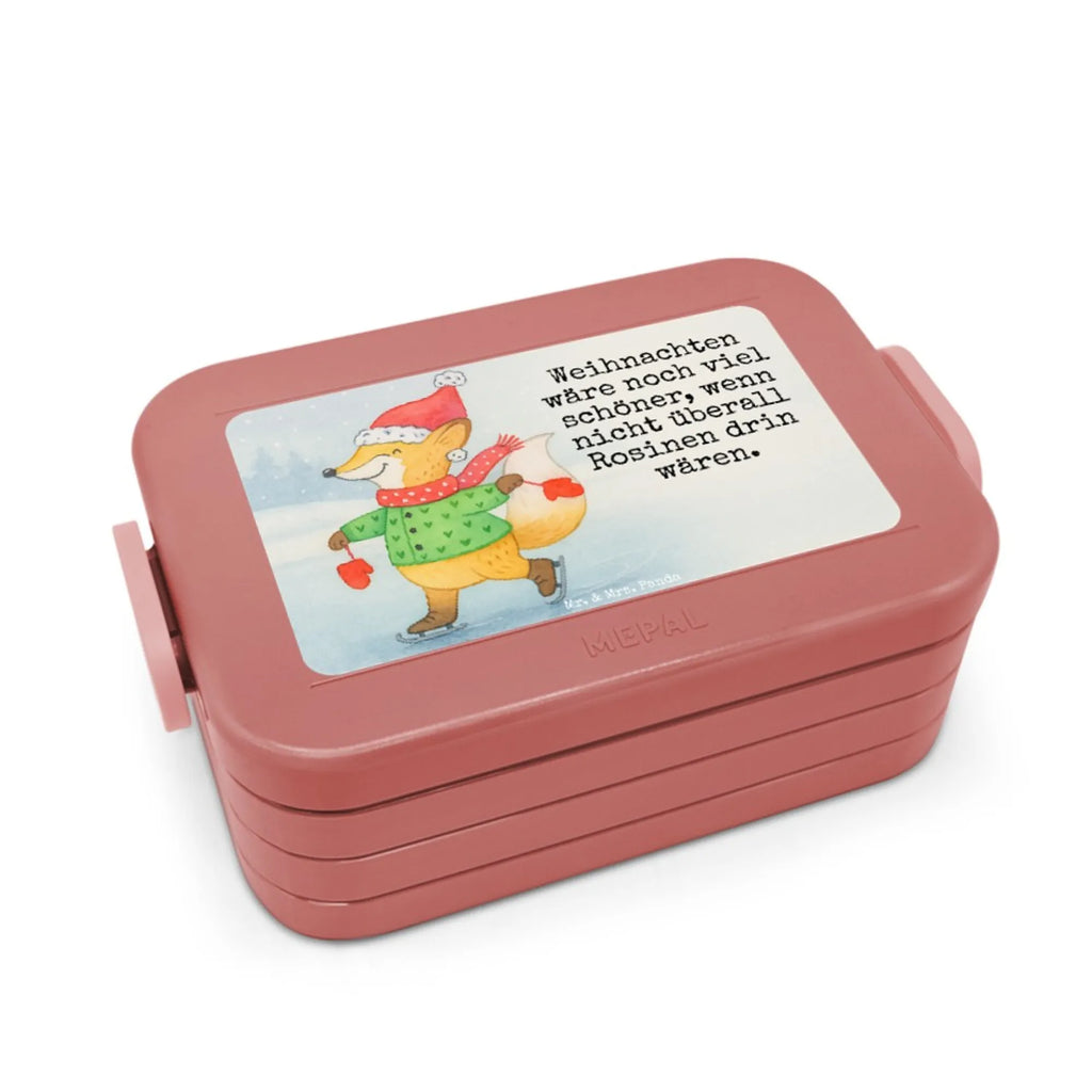 MEPAL Bentobox Fuchs  Schlittschuhe Design Brotdose, Bentobox, Lunchbox, Winter, Weihnachten, Weihnachtsdeko, Nikolaus, Advent, Heiligabend, Wintermotiv, Weihnachtsbaum, Tannenbaum, Weihnachtszeit, Weihnachtsmann, Weihnachtstage