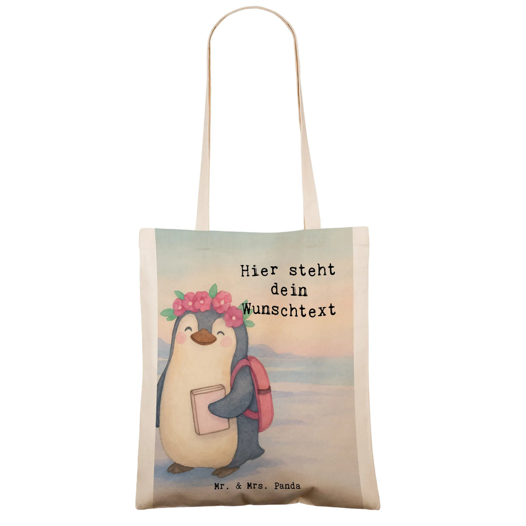 Personalised tote bag penguin best daughter in the world Design for, thank you, gift, giving, birthday, birthday present, gift idea, souvenir, make you happy, gift tip, mother, reward, little daughter, children, family, little one, daughter, daughters, child, father, birth
