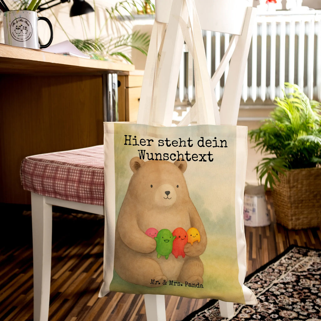Personalised tote bag bear Feeling Design bear, teddy, teddy bear, cuddly toy, Madness, Bear