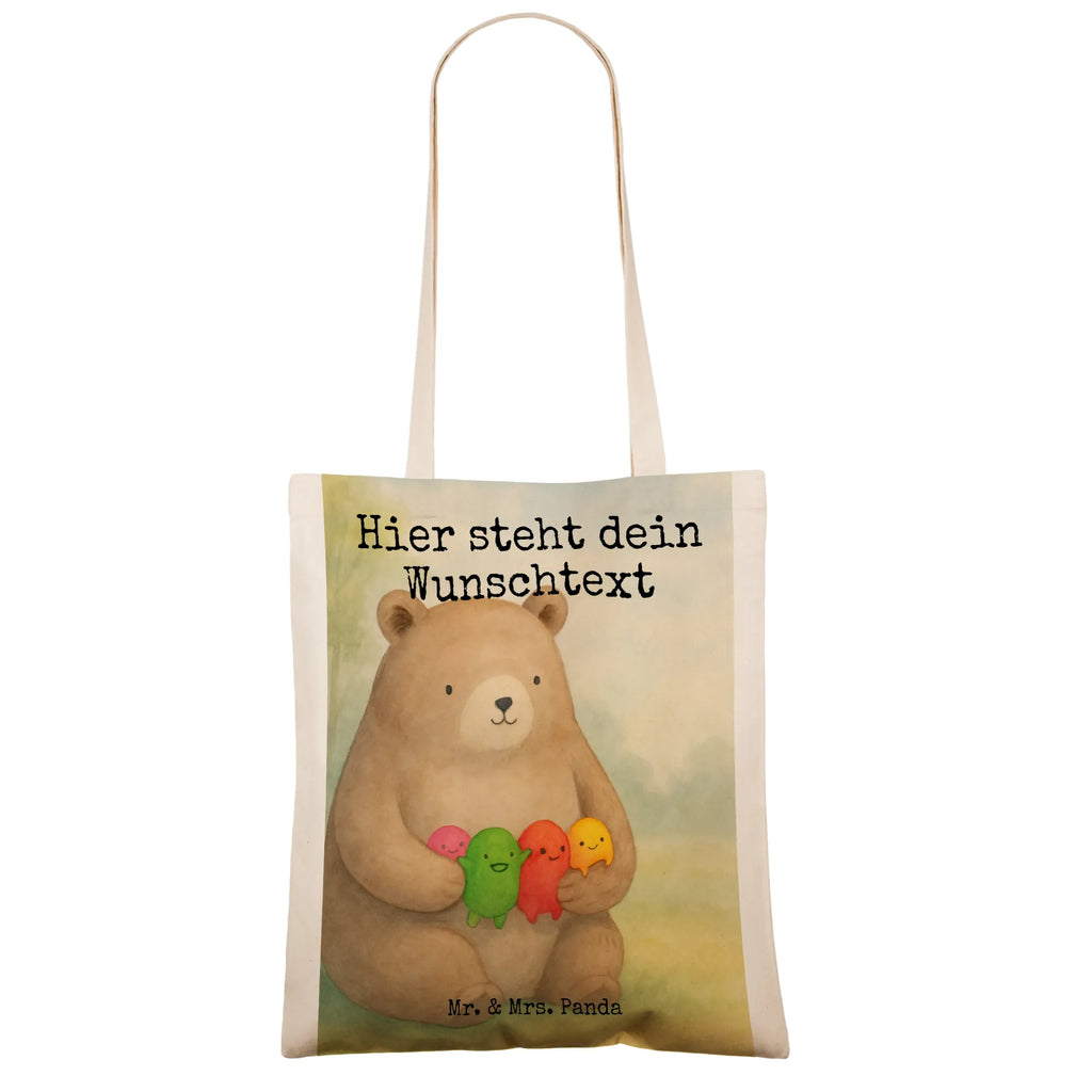 Personalised tote bag bear Feeling Design bear, teddy, teddy bear, cuddly toy, Madness, Bear