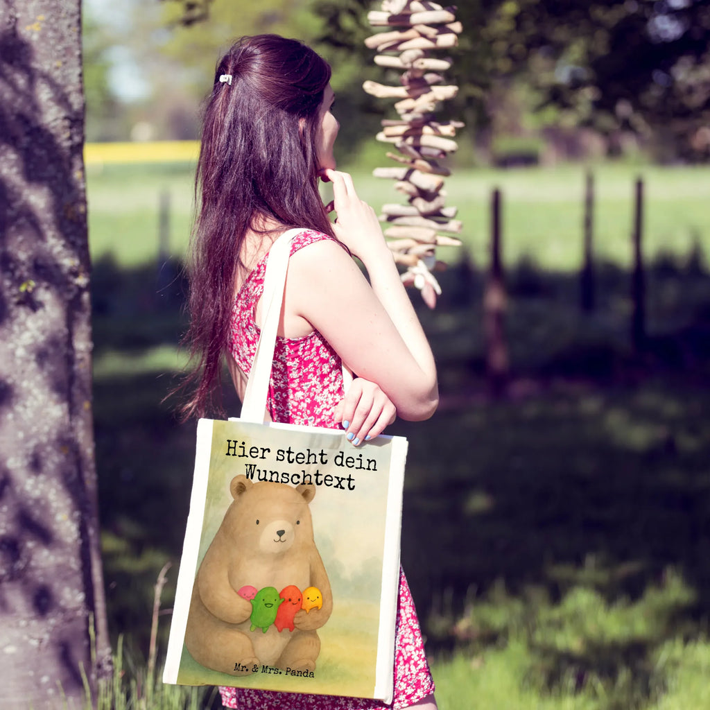 Personalised tote bag bear Feeling Design bear, teddy, teddy bear, cuddly toy, Madness, Bear