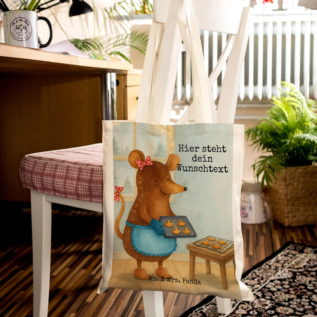 Personalised tote bag Mouse Cookies Design Winter, Christmas, Christmas time, snow, christmas baking, mouse, christmas cookies, christmas, chaosqueen, baking, winter, cookies
