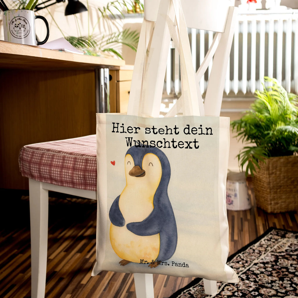 Personalisierte Tragetasche Pinguin Diät Design Personalisierte Beuteltasche, Tragetasche mit Namen, Einkaufstasche mit Namen, Personalisierte Einkaufstasche, Personalisierter Jutebeutel, Stoffbeutel mit Namen, Personalisierter Stoffbeutel, Personalisierte Jutetasche, Personalisierte Tasche, Personalisierte Kindergartentasche, Personalisierter Beutel, Pinguin, Körperliebe, Gewicht, Abspecken, Diät, Motivation, Abnehmen, Selbstrespekt, Selbstliebe, Pinguine