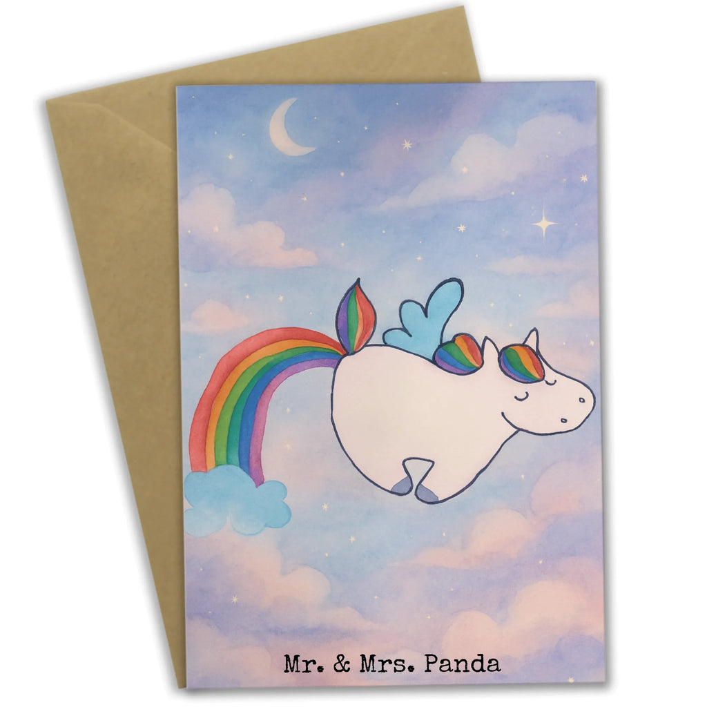 Kartka okolicznościowa jednorożec Latający koń Design Jednorożec, jednorożce, dekoracje jednorożca, jednorożec