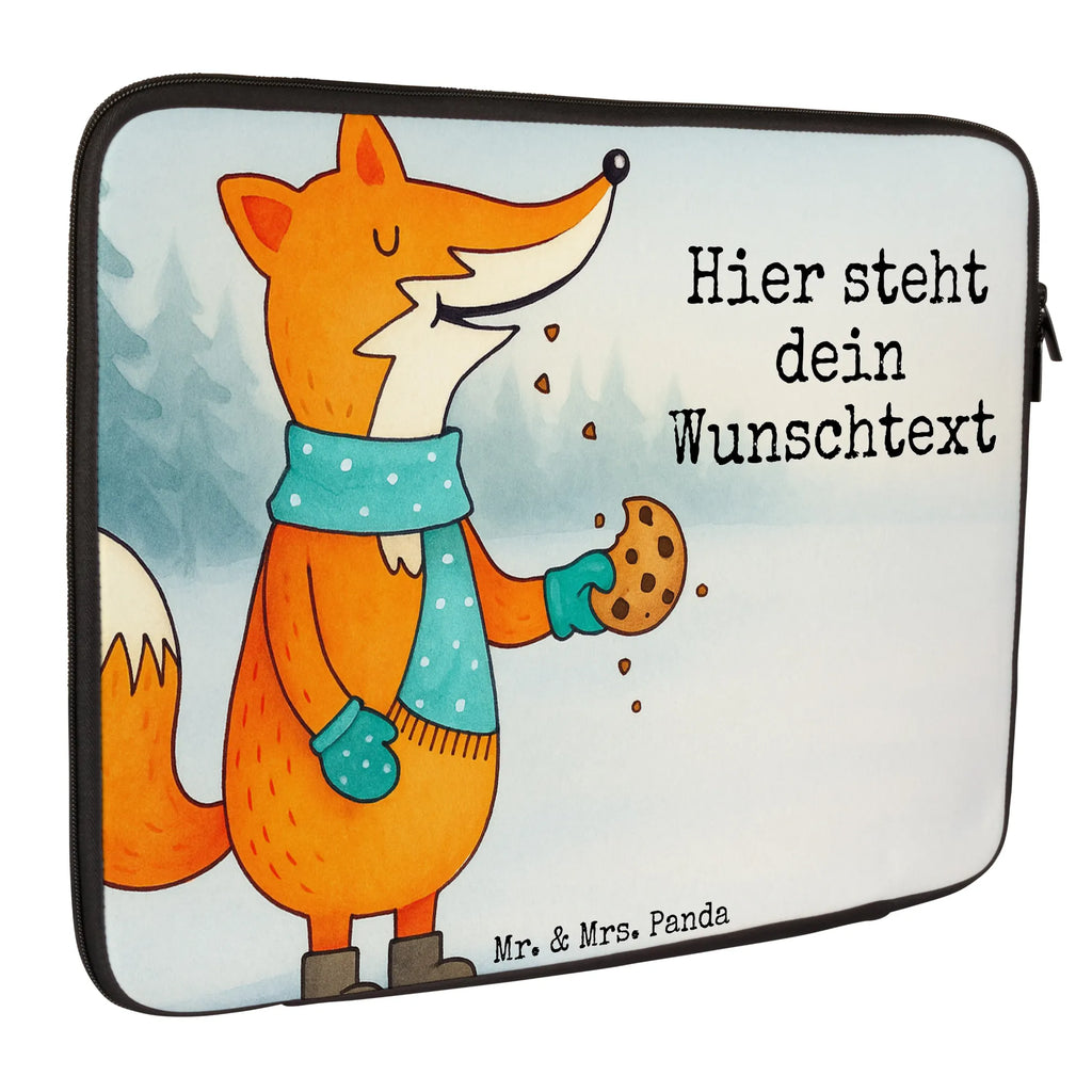 Personalized Notebook Bag Fox biscuit Design fox, foxes, forest wildlife, clever as a fox, animal lover, winter, cookies, kitchen decoration, christmas time, baking saying, christmas present, love