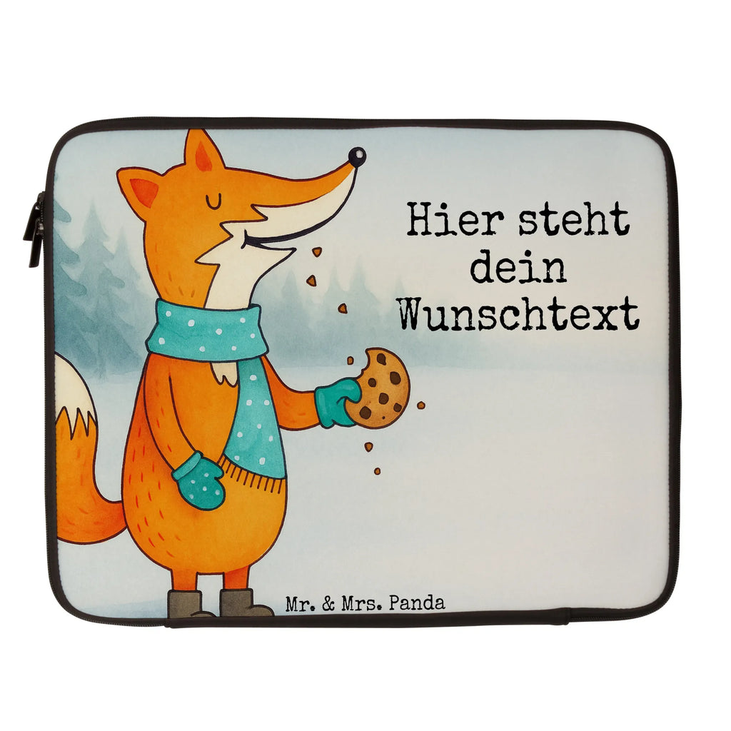Personalized Notebook Bag Fox biscuit Design fox, foxes, forest wildlife, clever as a fox, animal lover, winter, cookies, kitchen decoration, christmas time, baking saying, christmas present, love