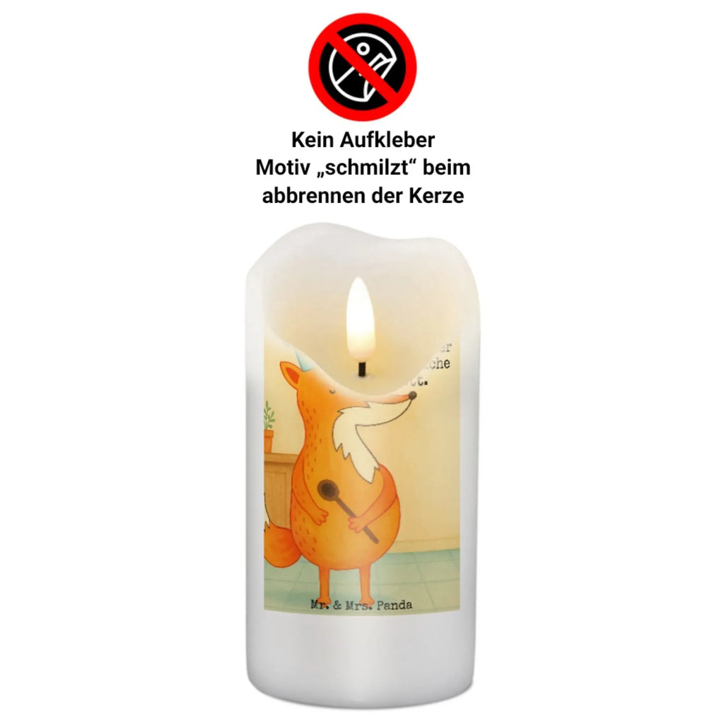 Candle Fox A cook Design fox, foxes, forest wildlife, clever as a fox, animal lover, Chefs, Kitchen decoration, Baker, Fox, Cook gift, Slogan funny, funny, Kitchen slogan, Party slogan