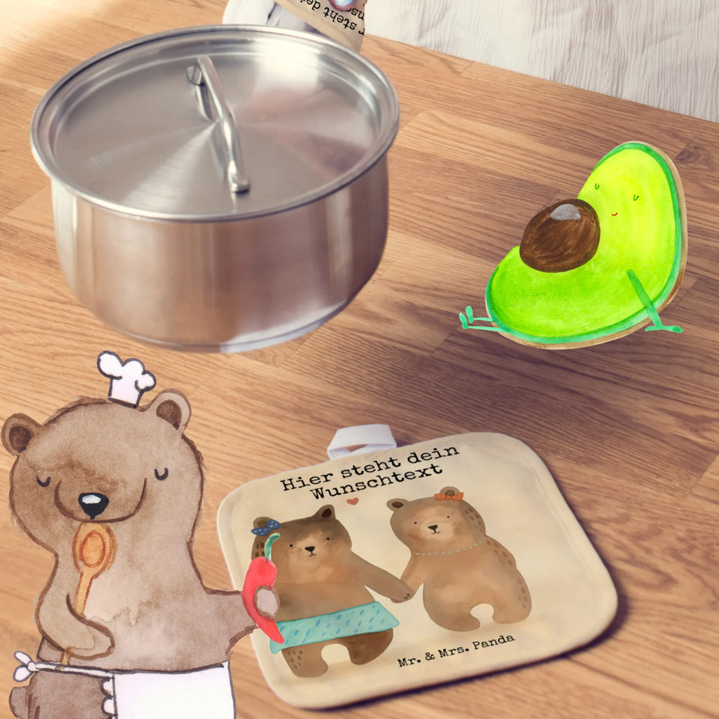 Spersonalizowane rękawice kuchenne Niedźwiedź przyjaciółka Design Niedźwiedź, Miś, Pluszowy miś