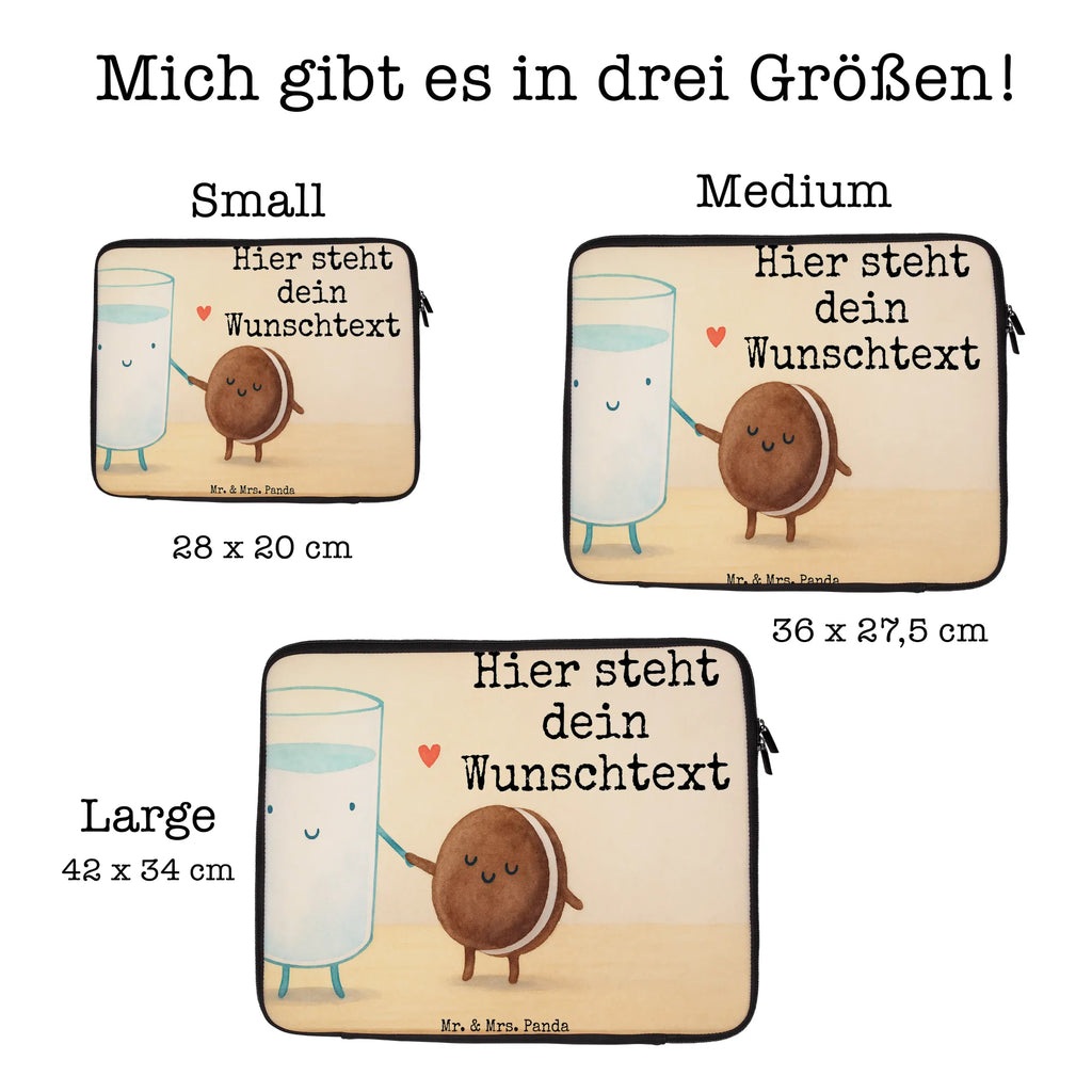 Personalized Notebook Bag milk biscuit Design small animals, cute, funny, cute animal motives, hand drawn, small world, funny sayings, good mood, happy, gifts, gift ideas, special gifts, animal lover, card, invitation breakfast, perfect couple, milk, romantic, biscuit, motif sweet, cookie, cookies, Milk, coffee